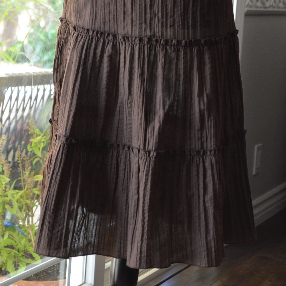 BCBG Brown Maxi Skirt